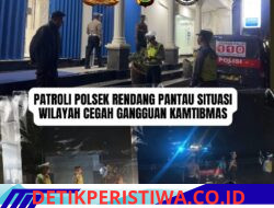 Cegah Gangguan Kamtibmas, Personil Polsek Rendang Intensifkan Patroli di Kawasan Rawan