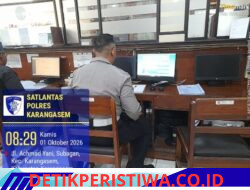 Tingkatkan Kualitas Layanan Publik, Sat Lantas Polres Karangasem  Serahkan STNK Baru Secara Cepat, Ramah dan Transparan 