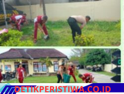 Pelaksanaan Kegiatan Program Belida (Bersih Lingkungan Asri) Polsek Belitang III Polres Oku Timur