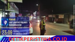 Cegah Aksi Balap Liar, Sat Lantas Polres Karangasem Intensifkan Patroli Sisir Jalan Veteran