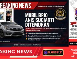 Mobil Brio Milik Anis Sugiarti Ditemukan, Fatahul Alim Diamankan — Tim Resmob Polrestabes Semarang Dianugerahi Apresiasi