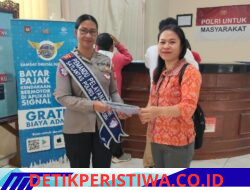 Permudah Layanan Pajak bagi Masyarakat, Polres Karangasem Terus Gencar Sosialisasikan Aplikasi Signal Samsat