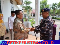 Kunjungi Negeri Seribu Kubah, Danlanal Dumai Bangun Sinergi Bersama Pemkab Rokan Hilir