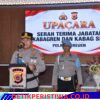 Kapolres Bireuen Pimpin Serah Terima Jabatan Kabagren dan Kabag SDM