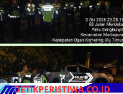 Sat Lantas Polres Oku Timur Gelar Apel Personel Antisipasi Balap Liar Di Martapura