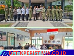 Kabag Logistik Polres Oku Timur Pimpin Silahturahmi Hut Tni Ke-81 Di Yon Armed 15/76 Oku Timur