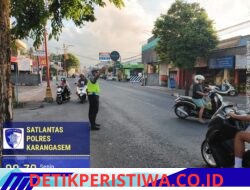 Utamakan Keselamatan Kalangan Pelajar, Anggota Sat Lantas Polres Karangasem Laksanakan PH Pagi di Madrasah Aliyah Negeri Amlapura