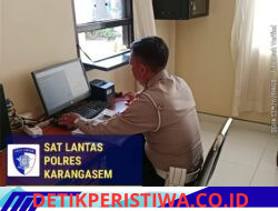 Melalui Inovasi Samsat Drive Thru,  Sat Lantas Polres Karangasem Percepat dan Permudah Proses Samsat kepada Masyarakat 