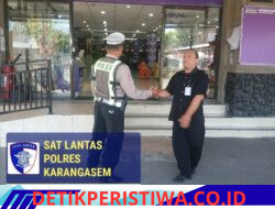 Wujudkan Budaya Tertib dalam Berlalulintas, Satlantas Polres Karangasem Intensifkan Patroli Dialogis di Areal Pertokoan