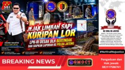 Jejak Limbah Sapi Kuripan Lor, LPK-RI Desak DLH dan Siapkan Laporan ke Polda Jateng