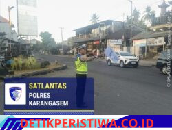 Cegah Lakalantas, Unit Turjawali Sat Lantas Rutin Lakukan Gatur Lalin di Pos 3 Patung Salak Jasri