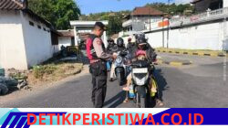 Cegah Gangguan Kamtibmas dan Jaga Stabilitas Keamanan Bali, Polsek Padangbai Perketat Pemeriksaan Ranmor di Pelabuhan Padangbai 