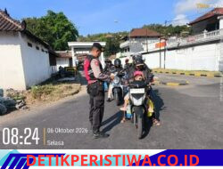 Cegah Gangguan Kamtibmas dan Jaga Stabilitas Keamanan Bali, Polsek Padangbai Perketat Pemeriksaan Ranmor di Pelabuhan Padangbai 