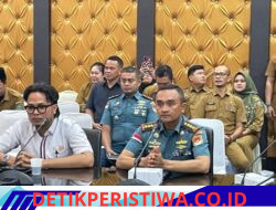Rapat FKPD Perkuat Sinergi Lintas Sektor, Lanal Bintan Dukung Kesiapan Pilkades di Kabupaten Bintan