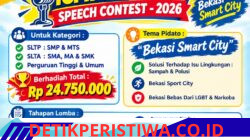 Ada Hadiah Rp24,75 Juta! ICMI Orda Kota Bekasi Buka Lomba Pidato Bahasa Inggris 2026
