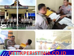 Supervisi Tahap II Aspek Pelaksanaan Dan Pengendalian Polres OKU Timur Ke Polsek Jajaran, di Polsek Belitang I
