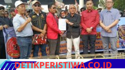 GBR Tagih Kepastian Hukum Kasus 1.800 Lampu Jalan,Peti Jenazah Jadi Simbol Kekecewaan