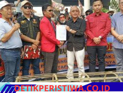 GBR Tagih Kepastian Hukum Kasus 1.800 Lampu Jalan,Peti Jenazah Jadi Simbol Kekecewaan