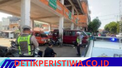 Jaga Kamseltibcar Lantas,  Satlantas Polres Karangasem Intensifkan Patroli Dialogis di Jalan Kesatrian Amlapura