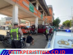 Jaga Kamseltibcar Lantas,  Satlantas Polres Karangasem Intensifkan Patroli Dialogis di Jalan Kesatrian Amlapura