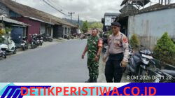 Jaga Situasi Kamtibmas Tetap Kondusif, Polsek Sidemen Gelar Patroli 3 Pilar 