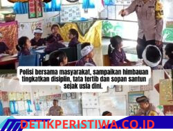 Melalui Program Police Goes To School, Bhabinkamtibmas Edukasi Siswa-siswi TK Werdi Putra Desa Pesaban