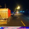 Cegah Lakalantas, Satlantas Polres Karangasem Berikan Himbauan kepada Sopir Truk Agar tidak Parkir di Bahu Jalan 