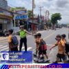 Polisi Sahabat Anak, Anggota Lantas Polres Karangasem Bantu Sebrangkan Siswa-siswi SD Negeri 4 Subagan