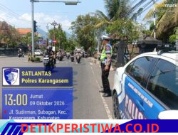 Pastikan Kelancaran Arus Lalu Lintas, Personil Lantas Rutin Lakukan Gatur Lalin di Ktl 2 Simpang 3 Kodim 