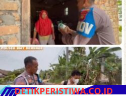 Polsek Buay madang Timur Polres Oku Timur Berbagi Sedekah Kepada Warga Sekitar
