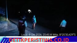 Pastikan Situasi Kamtibmas Kondusif, Polsek Bebandem Intensifkan Giat Blue Light Patrol Sisir Wilayah Rawan