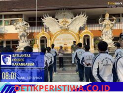 Melalui Program Police Goes To School, Sat Lantas Polres Karangasem Bangkitkan Tertib dalam Berlalulintas kepada Siswa-siswi SMAN 1 Amlapura