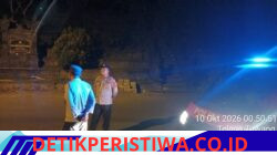 Pastikan Situasi Kamtibmas Kondusif, Personel Polsek Sidemen Intensifkan Giat Blue Light Patrol 