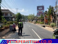 Jaga Kamseltibcar Lantas, Satlantas Polres Karangasem Intensifkan Patroli Dialogis 