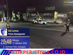 Jaga Ketertiban Kedisiplinan dalam Berlalu Lintas, Satlantas Polres Karangasem Gelar Blue Light Patrol Demi Keselamatan Pengguna Jalan