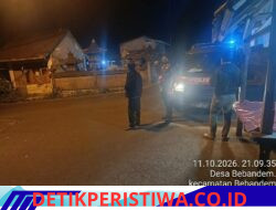 Pastikan Situasi Kamtibmas Aman dan Kondusif, Polsek Bebandem Intensifkan Giat Blue Light Patrol