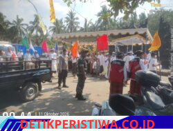 Pastikan Kegiatan Melasti Berjalan Aman dan Lancar, TNI-Polri dan Pecalang Bersinergi Berikan Pengamanan dan Kawal Iring-iringan Warga Untalan 