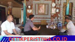 Perkuat Sinergi dalam Menjaga Situasi Kamtibmas, Kapolsek Sidemen Silaturahmi di Kediaman Tokoh Agama Bahas Piodalan di Pura Padmasana