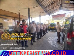 Pastikan Kesiapsiagaan dan Profesionalisme dalam Bertugas, Polsek Selat Laksanakan Apel Pagi