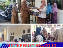 Kepala UPTD SDN 8 Kutablang Mukhtar,M.Pd Bersama Dewan Guru Patungan Belikan Seragam Gratis Untuk 29 Siswa
