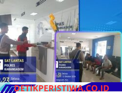 Tingkatkan Kualitas Layanan Publik, Satpas Polres Karangasem Berikan Layanan dengan Santun, Senyum, Sapa dan Salam