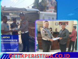Optimalkan Layanan Prima kepada Masyarakat, Sat Lantas Polres Karangasem Serahkan STNK Baru Secara Cepat, Ramah dan Transparan 
