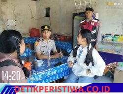 Pastikan Stabilitas Keamanan Wilkumnya Kondusif, Polsek Bebandem Gelar KRYD Patroli Barcode dan Berikan Edukasi Para Pelajar