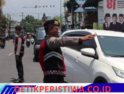Pastikan Situasi Kamtibmas Kondusif di Tengah Kelangkaan BBM, Polres Karangasem Terjunkan Personel Amankan Area SPBU