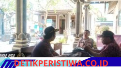 Bhabinkamtibmas Desa Talibeng Sambangi Kantor Perbekel, Ajak Masyarakat Tingkatkan Kewaspadaan Situasi Kamtibmas