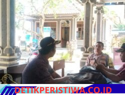 Bhabinkamtibmas Desa Talibeng Sambangi Kantor Perbekel, Ajak Masyarakat Tingkatkan Kewaspadaan Situasi Kamtibmas