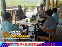 Pererat Sinergi, Kapolsek Sidemen Jalin Silaturahmi dan Koordinasi dengan Pelaku Wisata