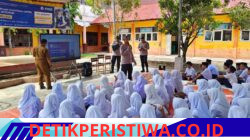 Polres Aceh Timur Sosialisasikan SMA Kemala Taruna Bhayangkara, Bangkitkan Antusiasme Pelajar SMPN 1 Peureulak