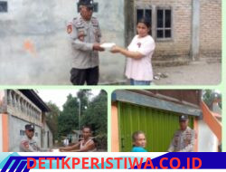 Polsek Madang Suku II Polres Oku Timur Berbagi Sedekah Kepada Masyarakat Sekitar