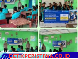 Polsek Belitang III Polres Oku Timur Melaksanakan Sosialisasi Penerimaan Siswa Baru SMA Kemala Taruna Bhayangkara Tahun Ajaran 2027/2028